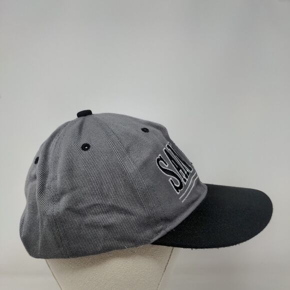 San Diego Snapback Hat Gray One Size Embroidered Adjustable Colorblock - Picture 4 of 6